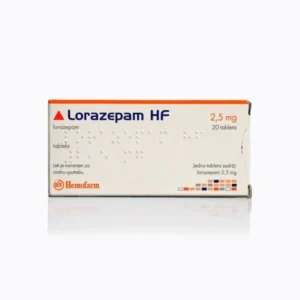 Lorazepam HF 2.5 mg Tablets – 20 Tablets Hemofarm